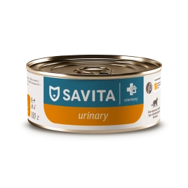 Влажный корм SAVITA Preventive Line Urinary S/O для взрослых кошек при мочекаменной болезни, 100 г