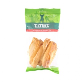 TiTBiT Уши кроличьи вяленые для собак - мягкая упаковка