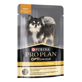 Влажный корм Purina Pro Plan Small & Mini для взрослых собак миниатюрных и мелких пород c курицей в соусе в паучах - 100 г
