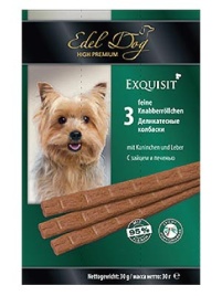 Edel Dog Колбаски Кролик & Печень