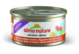 Almo Nature Daily Menu Adult Cat Turkey & Duck консервы для взрослых кошек меню с индейкой и уткой - 85 г