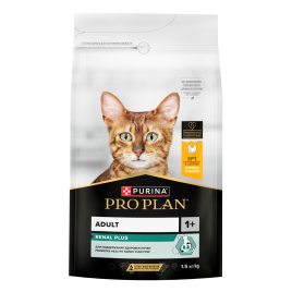Сухой корм Purina Pro Plan Cat Adult Original для взрослых кошек, с курицей, 1.5 кг