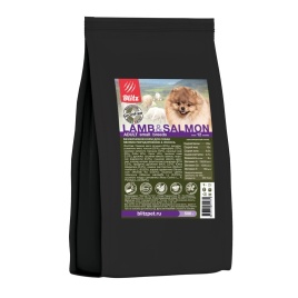 Сухой беззерновой корм Blitz Adult для взрослых собак с ягненком и лососем - 500 г