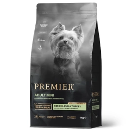 Сухой корм Premier Dog Adult Mini Lamb &amp; Turkey для собак мелких пород, с ягненком и индейкой, 1 кг