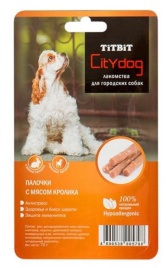 Titbit снек City Dog палочки с мясом кролика - Б2-S