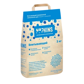 Наполнитель Napkins впитывающий, 6 л