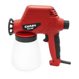 Краскопульт электрический СИЛАЧ КЭ-140 (280мл/мин, 140Вт, 0,8л) (5/100)