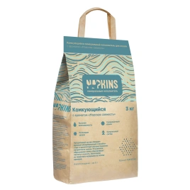 Наполнитель Napkins комкующийся с ароматом "Морская свежесть", 5 л