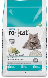 Наполнитель Ro Cat комкующийся с ароматом без пыли марсельского мыла, 8.5 кг