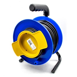 Удлинитель на катушке УС-1-30 1 розетка, без заземления, ПВС 2х1,5, 30м (1/1)