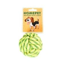 Узел Homepet Seaside для собак, из каната, жёлто-синий