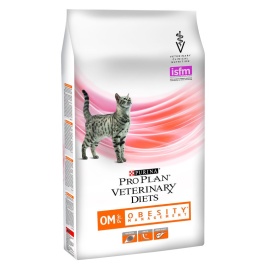 Сухой корм Purina Pro Plan Veterinary diets OM Obesity Management для взрослых кошек при ожирении 1.5 кг