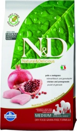 Farmina N&D Grain-Free Canine Chicken & Pomegranate Adult - 12 кг