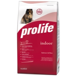 Prolife Cat Adult Indoor сухой корм для кошек с лососем и рисом - 400 г