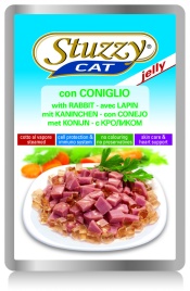 Stuzzy Cat для кошек в паучах с кроликом в желе - 100 г