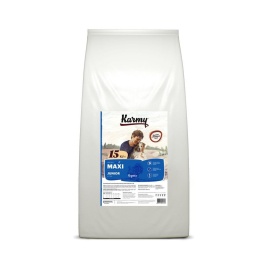 Сухой корм Karmy Maxi Junior для щенков крупных пород с индейкой 15 кг