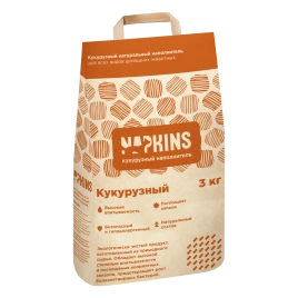 Наполнитель Napkins кукурузный, 4,2 л