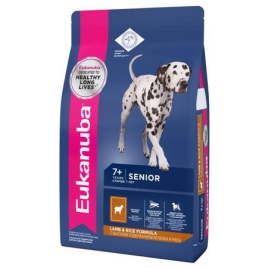 Eukanuba Mature & Senior для пожилых собак с ягненком и рисом - 12 кг