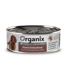 Влажный корм Organix Veterinary Gastrointestinal для взрослых собак при расстройствах пищеварения, 100 г