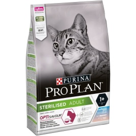 Pro Plan Cat Adult Sterilised сухой корм для стерилизованных кошек с треской и форелью - 1,5 кг