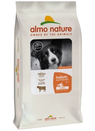 Сухой корм Almo Nature для взрослых собак со свежей говядиной и коричневым рисом, 12 кг
