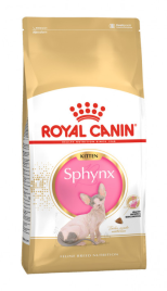 Royal Canin Kitten Sphynx сухой корм для взрослых кошек породы сфинкс - 400 гр