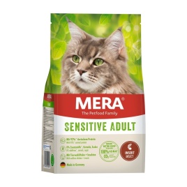 Mera Cats Sensitive Chicken & Insects сухой корм для кошек с чувствительным пищеварением с белком насекомых - 400 г