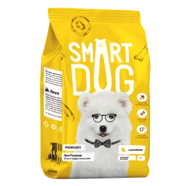 Сухой корм Smart Dog для щенков всех пород, с цыпленком и овощами, 3 кг