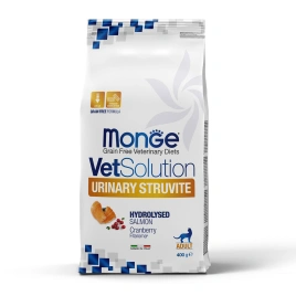 Диетический корм Monge VetSolution Cat Urinary Struvite при заболеваниях мочеполовой системы и струвитном течении МКБ, 400 г