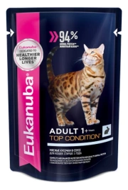 Влажный корм Eukanuba Top Condition для взрослых кошек с кроликом, 0.1 кг