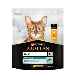 Сухой корм Purina Pro Plan Cat Adult Original Opti-Renal для взрослых кошек, с курицей, 400 г