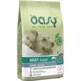 Oasy Dry Dog Adult Large сухой корм для взрослых собак крупных пород с ягненком