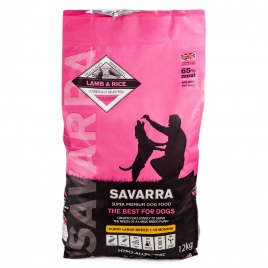 Savarra Puppy Large Breed Сухой корм для щенков крупных пород с ягненком и рисом - 12 кг