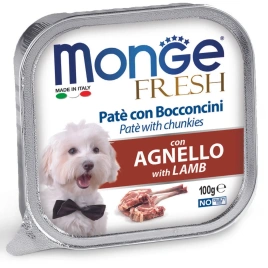 Влажный Корм для собак MONGE Dog Fresh ягненок консервированный 100г