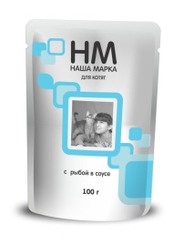 Наша Марка для котят с рыбой 100 г (паучи)