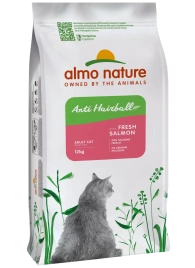 Сухой корм Almo Nature Hairball для взрослых кошек со свежим лососем, 12 кг
