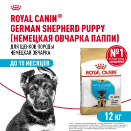 Сухой корм Royal Canin German Shepherd Puppy для щенков, 12 кг