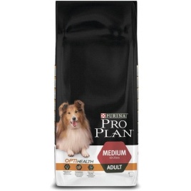 Сухой корм Purina Pro Plan Medium Adult Chicken Rice для собак средних пород, курица и рис, 18 кг