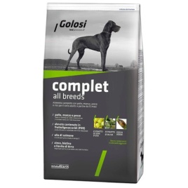 Golosi Dog Adult Complet сухой корм для собак с курицей, говядиной, рыбой и рисом - 12 кг