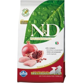 Farmina N&D Dog Chicken & Pomegranate Small And Medium - 800 гр