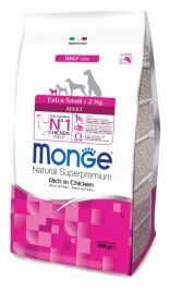 Monge Dog Extra Small сухой корм для взрослых собак миниатюрных пород с курицей 800 гр