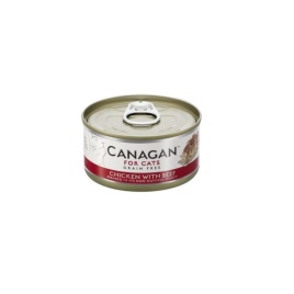 Canagan Chicken With Beef влажный беззерновой корм для кошек с цыпленком и говядиной - 75 г