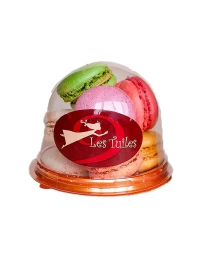 Пирожное "Туиль" с фруктовой начинкой в куполе 70гр