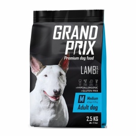 Grand Prix Medium Adult Сухой корм для взрослых собак средних пород с ягненком - 2,5 кг