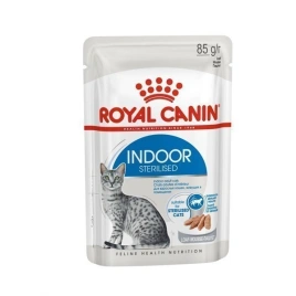 Влажный корм Royal Canin Indoor Sterilised для стерилизованных кошек, живущих в помещении, паштет, пауч, 85 г