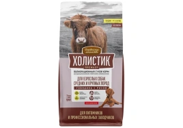 Сухой корм «Деревенские лакомства» Holistic Премьер для собак средних и крупных пород с ягнёнком и рисом, 18 кг