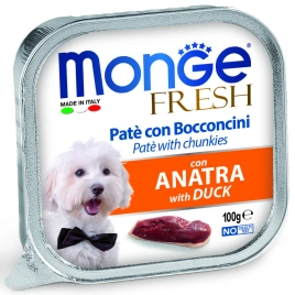Влажный корм Monge Dog Fresh Duck для собак с уткой, 100 г