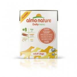 Almo Nature Daily Menu Adult Dog Tuna&Salmon Tetrapack консервы в тетрапаке для взрослых собак с тунцом и лососем - 375 г