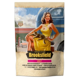 Влажный корм Brooksfield Adult Cat для взрослых кошек с уткой в соусе в паучах - 85 г