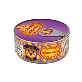 Родные Корма Знатные Индейка для щенков 100 г